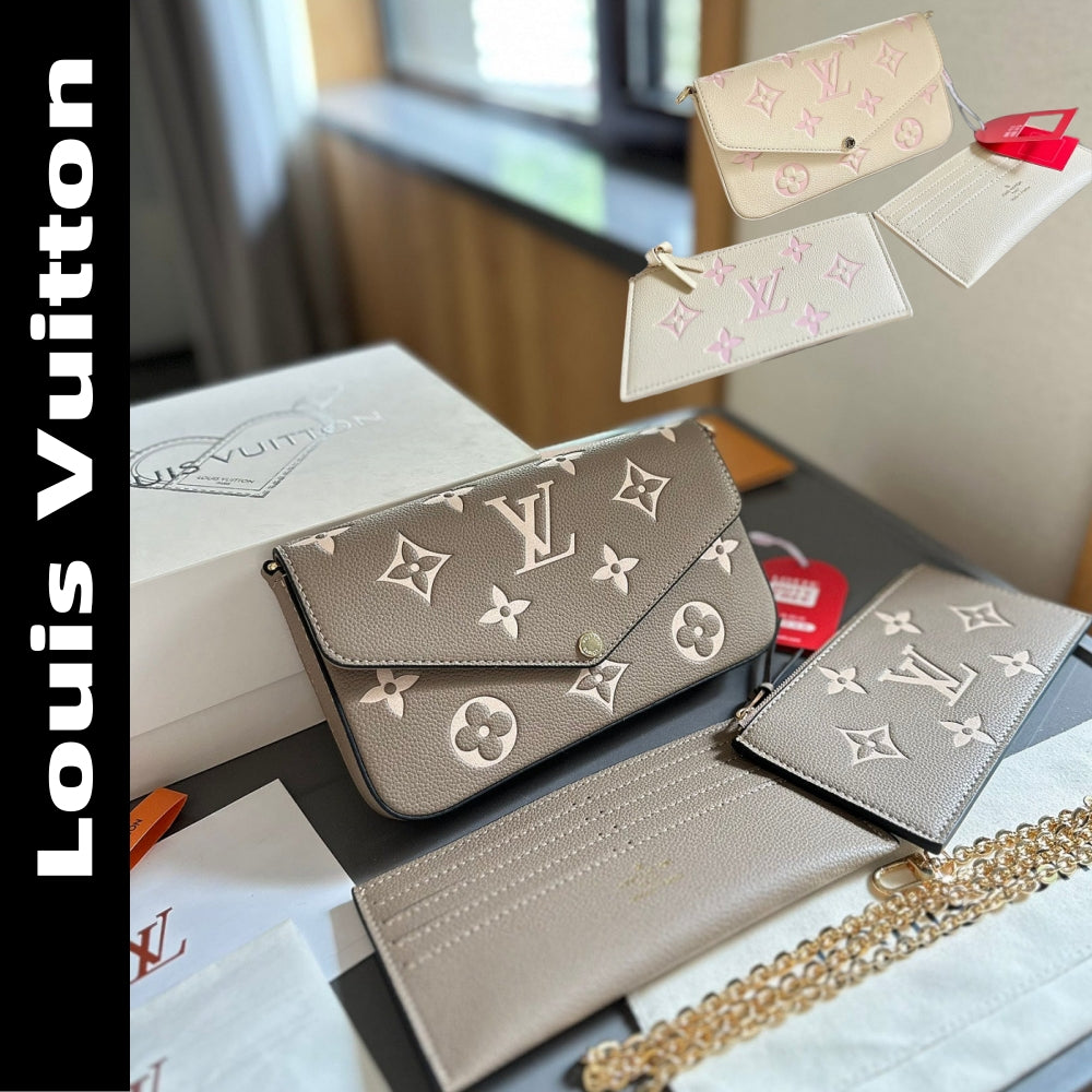 【ルイヴィトン】☆Kirigami|美しいデザイン、3点セットクラッチバッグ♪今すぐオンラインでチェック!