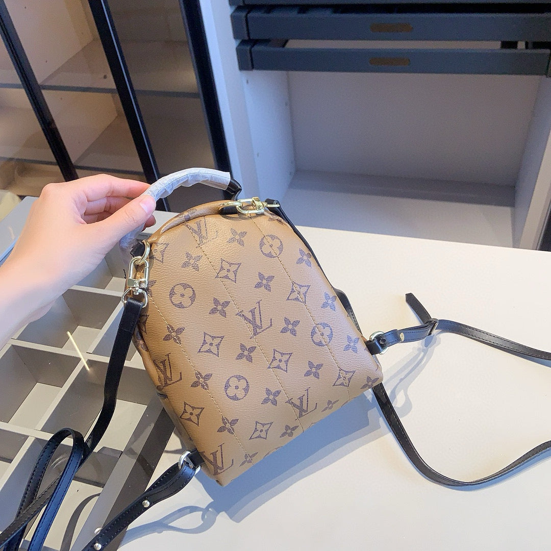 【ルイヴィトン】3点セット♢Dauphine|肩掛け可能な双肩包&財布セット、シンプルでエレガント♪今すぐゲット!