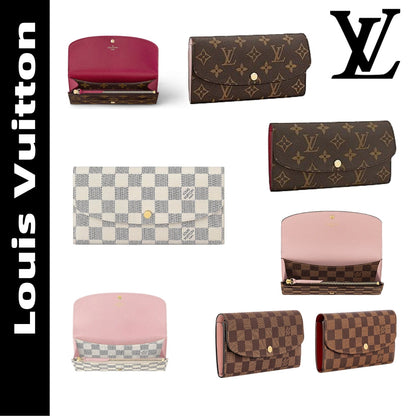 【ルイヴィトン】大人気☆  ポルトフォイユ・エミリー 財布 ギフト8色