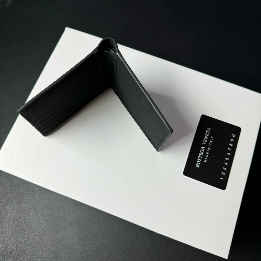 【ボッテガヴェネタ】人気★カセット 二つ折り財布  黒
