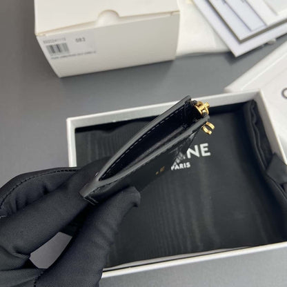 【セリーヌ】2色ギフトにも*送料込☆ ジップ付きカードホルダー トリオンフ チャーム