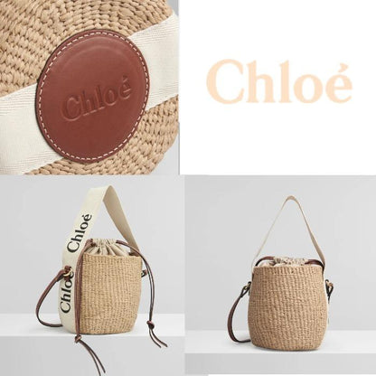 【クロエ】累計販売数量No.1春と夏定番人気♪“WOODY”スモールバスケット